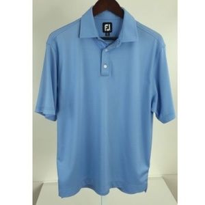 Footjoy Medium Blue Golf Polo Shirt V-13
